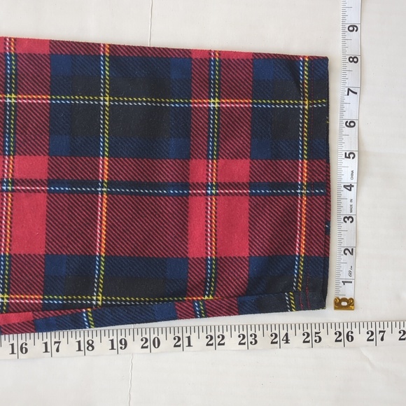 Levi's Plaid Pajama Pants Boys 14 Red Blue - Picture 11 of 11